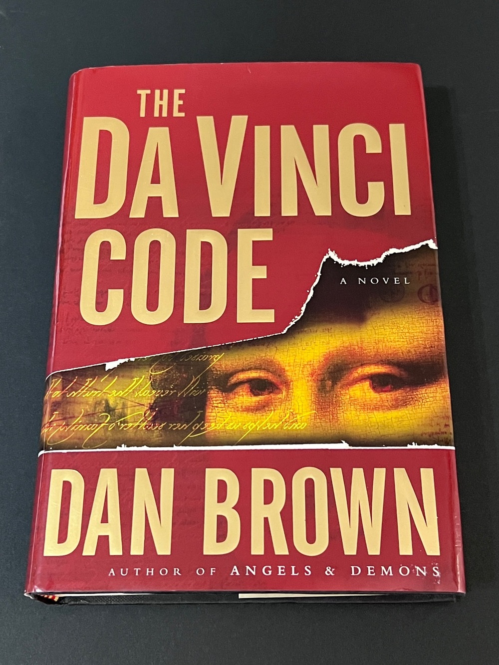 DaVinci Red and Gold Hardcover Book - The Da Vinci Code